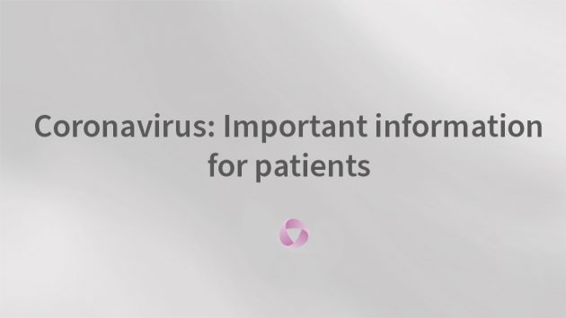 Coronavirus: Patient information