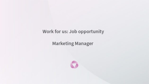 Job Opportunity – Marketing Manager